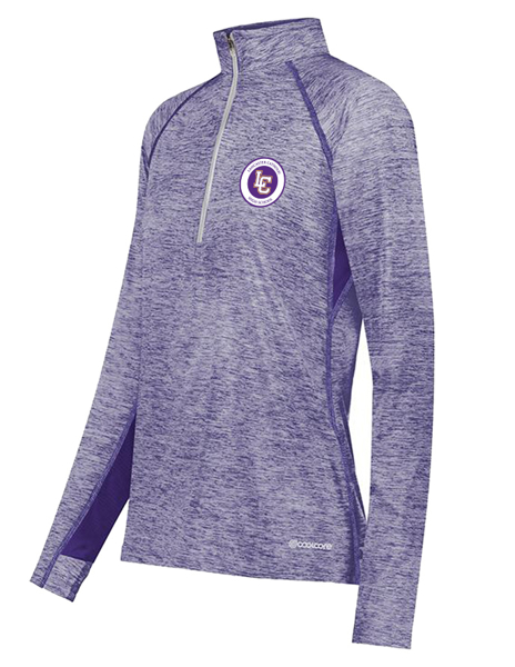 Picture of Ladies Electrify CoolCore 1/2 Zip Pullover