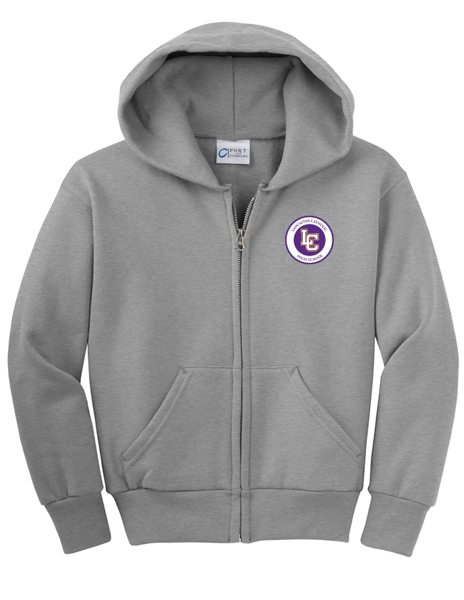 Picture of Youth Fleece Full-Zip Hooded Sweatshirt